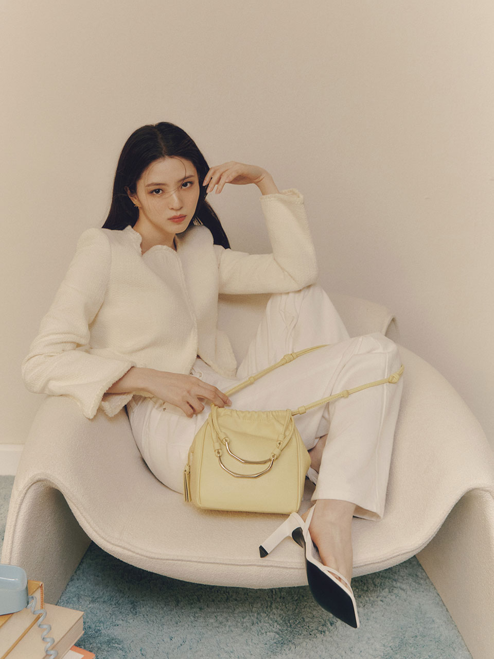 JOY GRYSON - MERCIER BUCKET SMALL BAG (ANIS LIME)